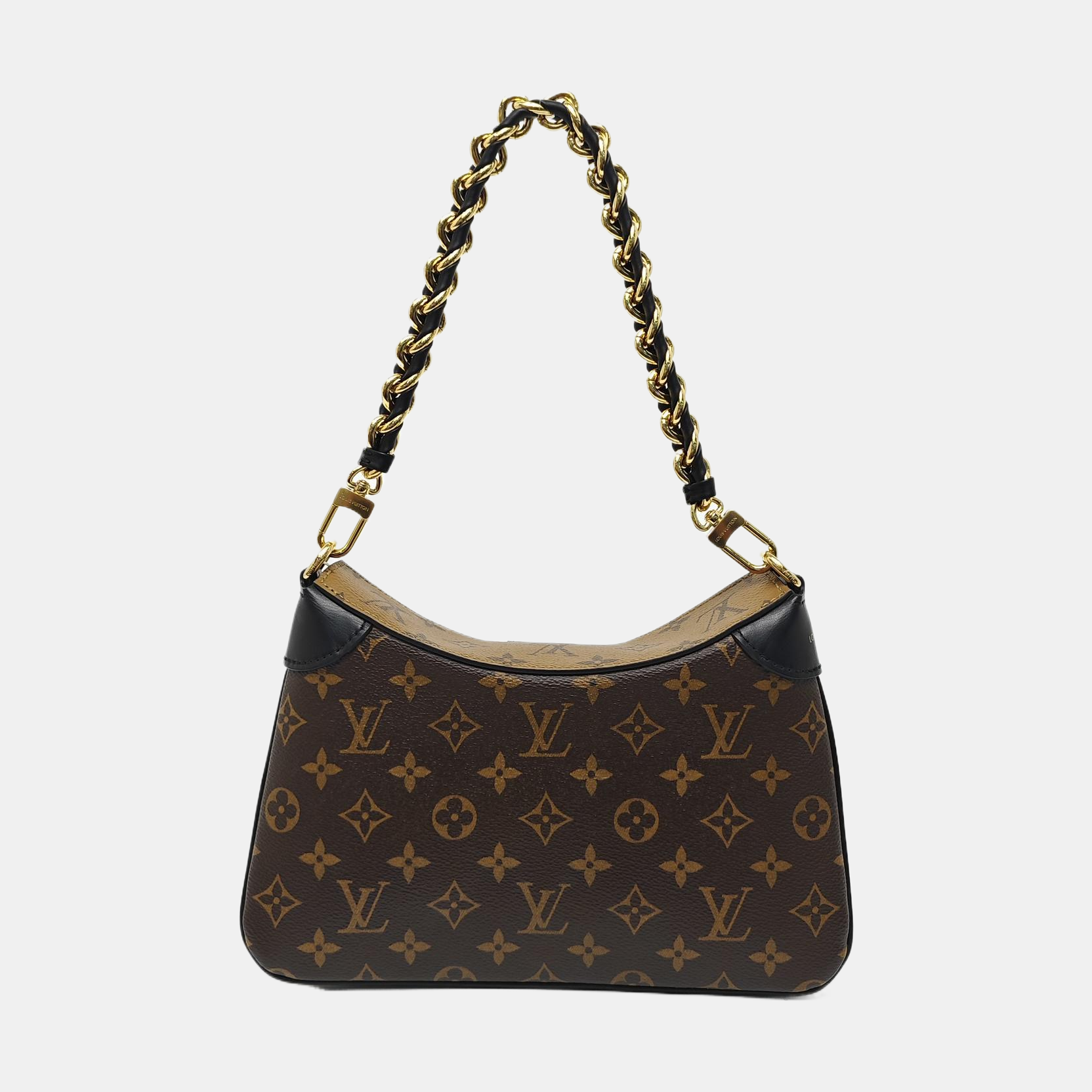 TWINNY Monogram Coated Canvas Brown