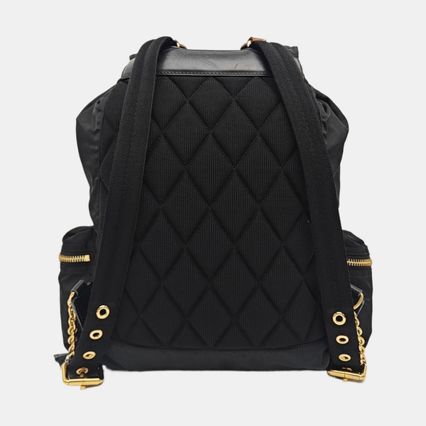The Rucksack Medium Nylon Black