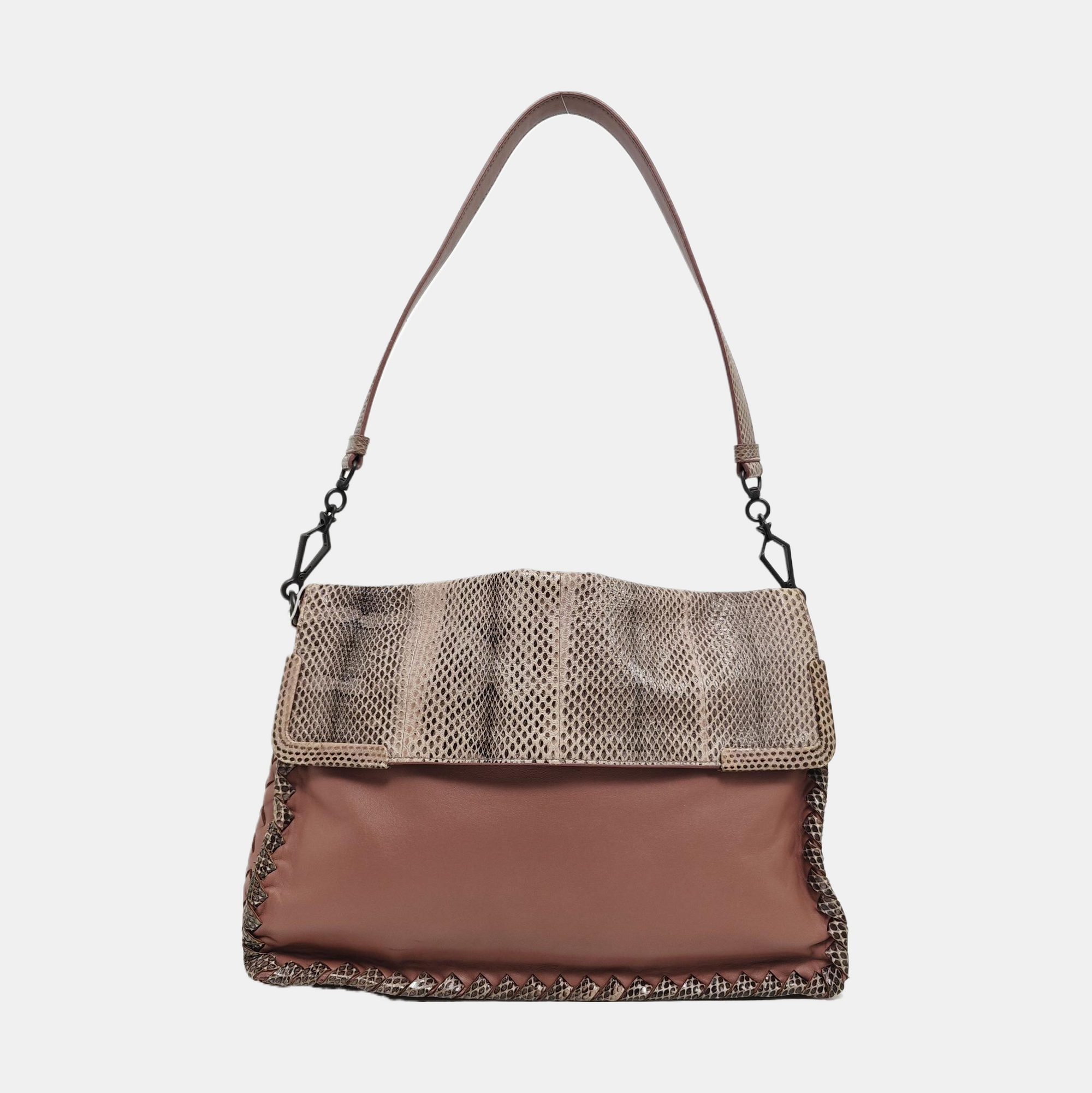 Lambskin Shoulder Bag Beige