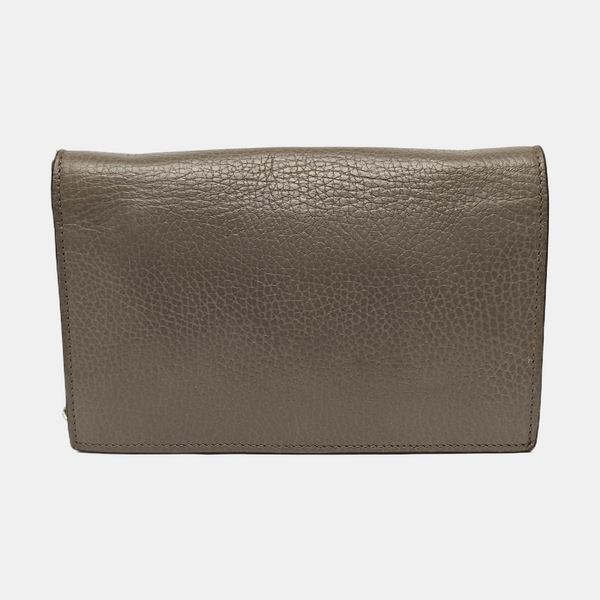 Interlocking G Small Calfskin Gray
