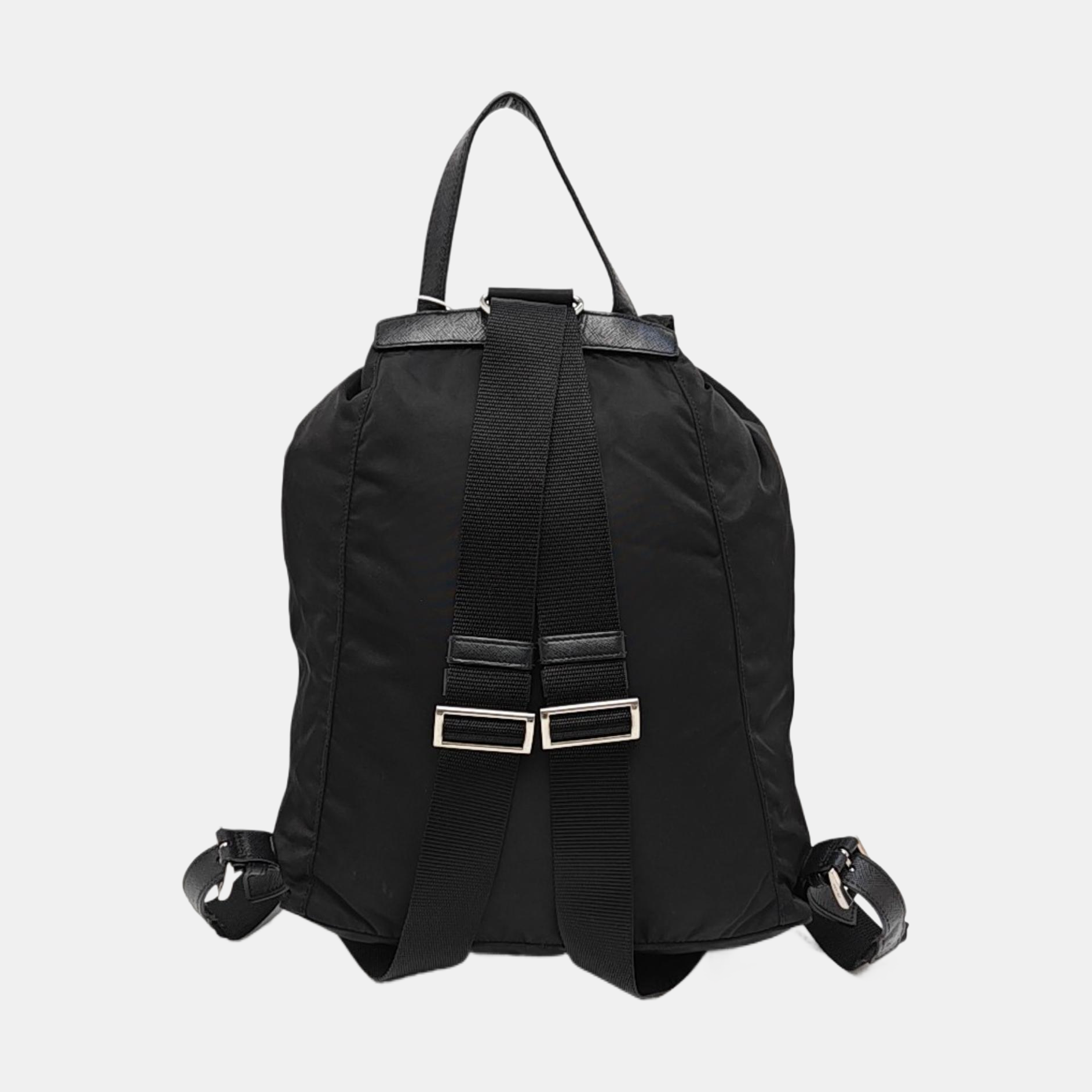 Nylon Backpack Black