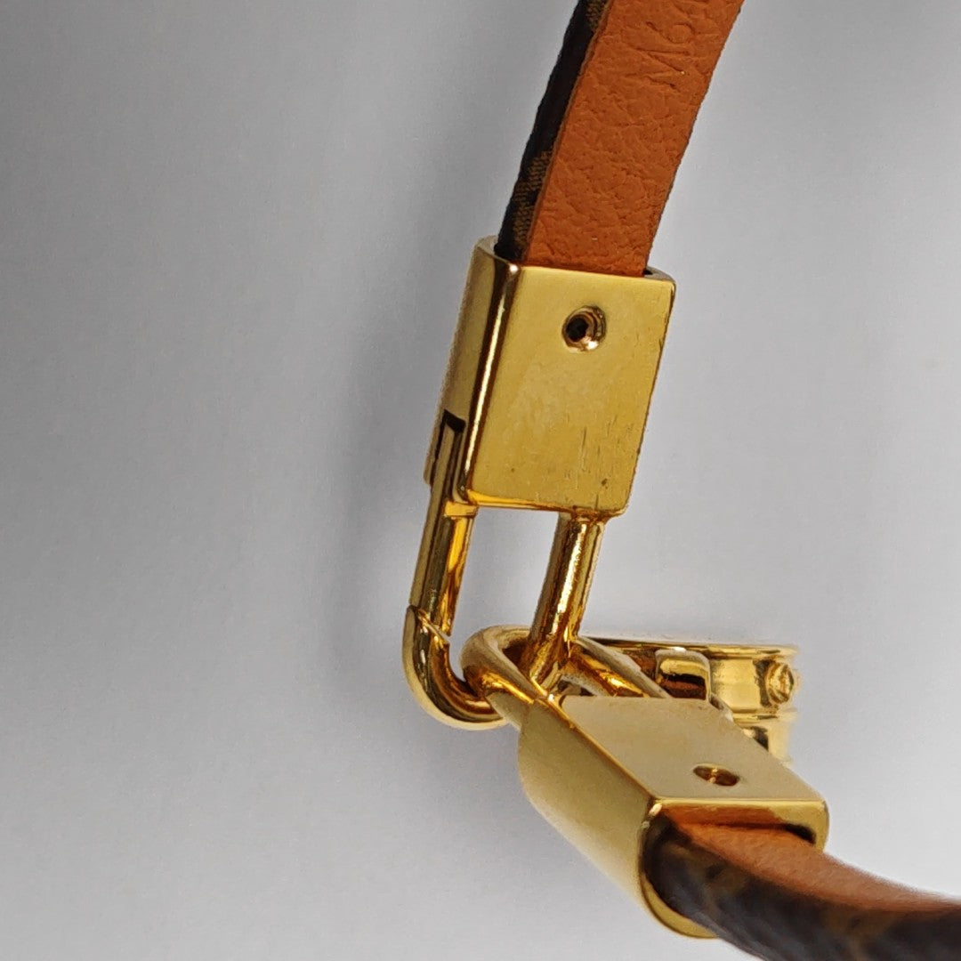 LV TRIBUTE Metal Brown Bangle