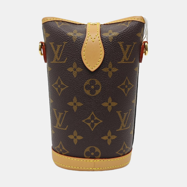 FOLD ME Monogram Coated Canvas Brown
