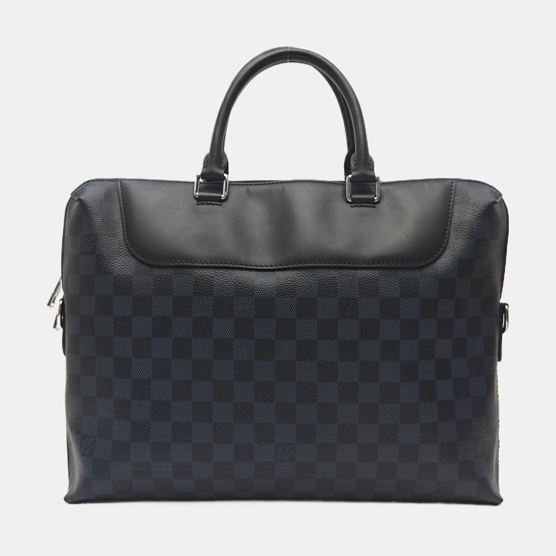 PORTE-DOCUMENTS Damier Coated Canvas Blue