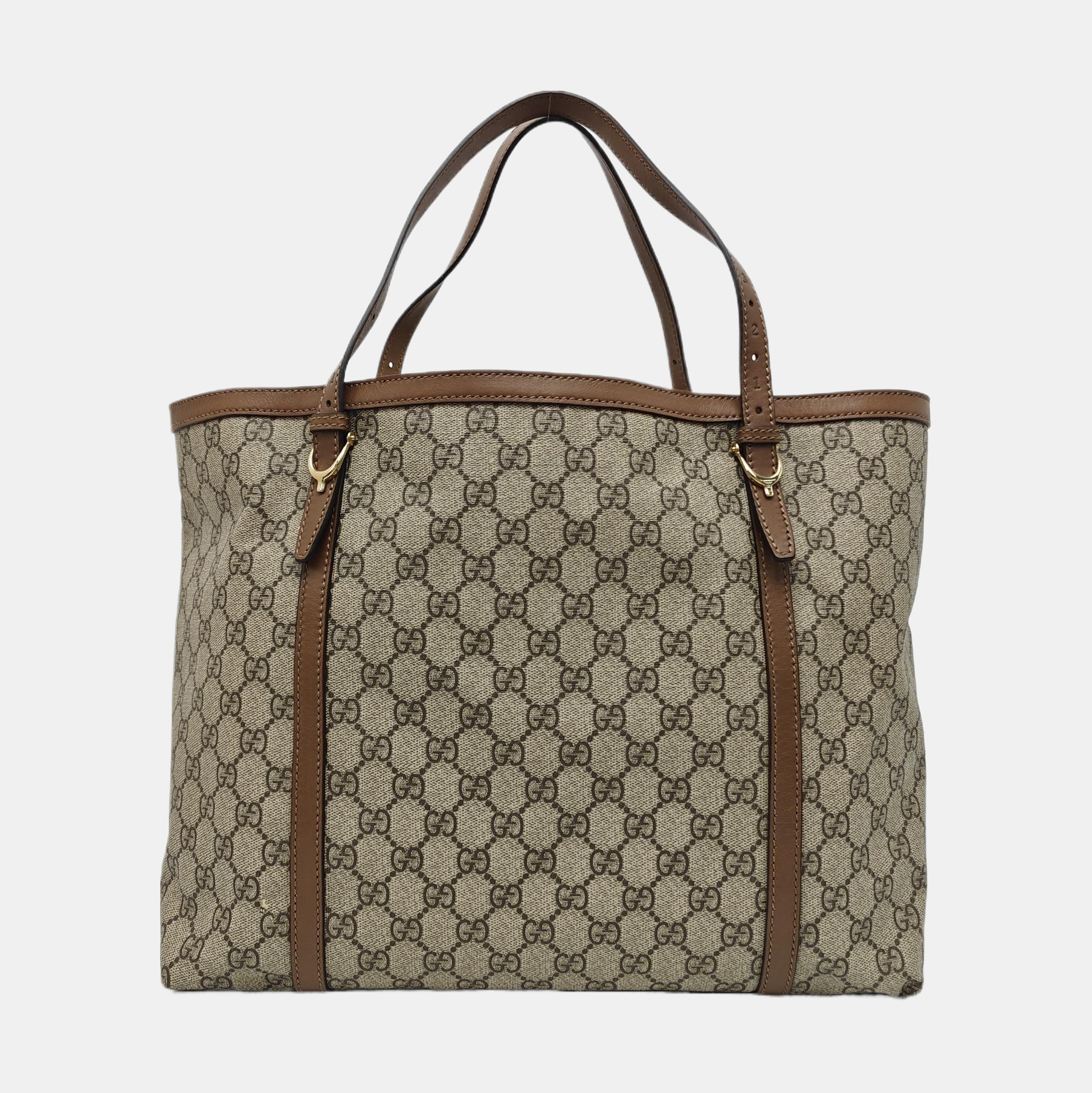 GG Supreme Monogram Coated Canvas Black