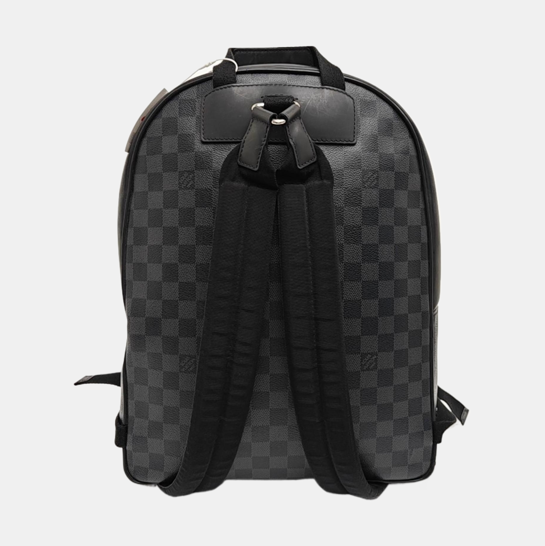 JOSH Damier Graphite Coated Canvas Gray