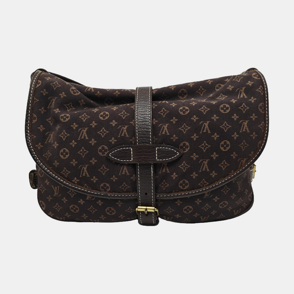 SAUMUR 28 Monogram Canvas Brown