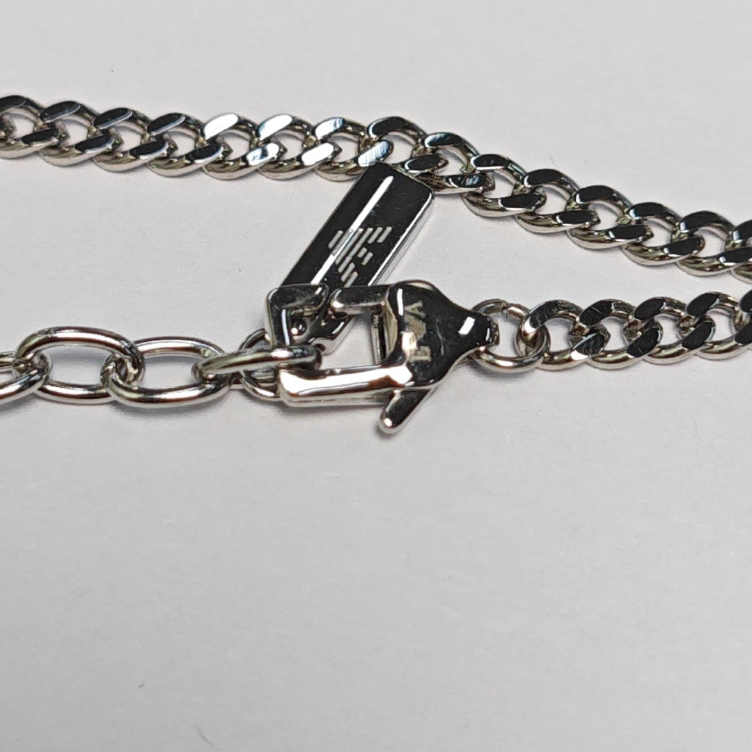 Authenticated pre-owned  Stainless Steel Silver Necklace - Necklace at Looply