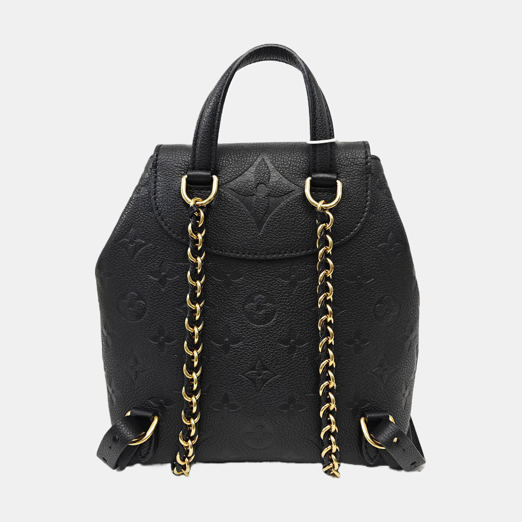 BACKUP Monogram Calfskin Black