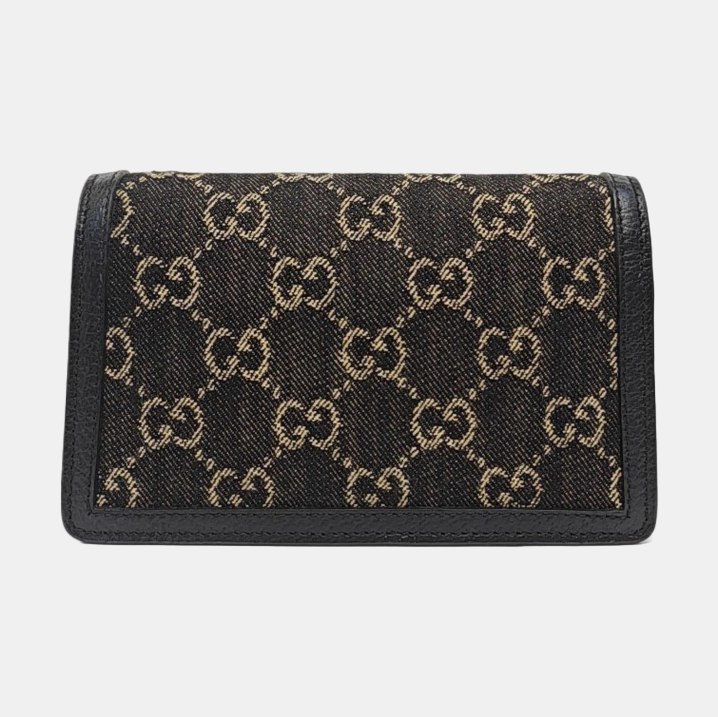 Dionysus Super Mini Monogram Denim Black