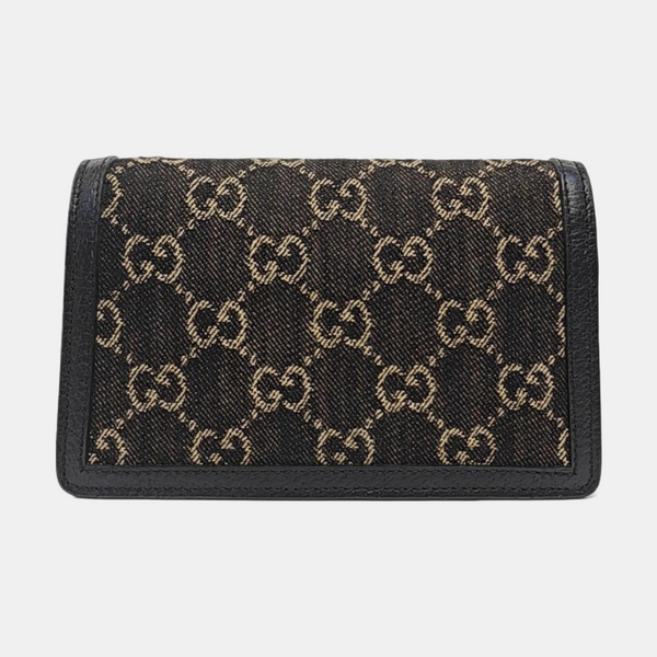Dionysus Super Mini Monogram Denim Black