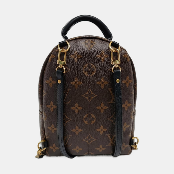 PALM SPRINGS Mini Monogram Coated Canvas Brown