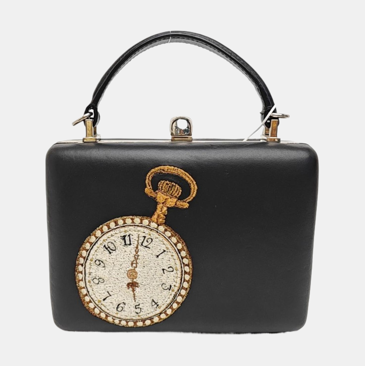 Calfskin Shoulder Bag Black