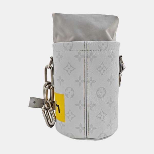 CHALK Monogram Coated Canvas Gray