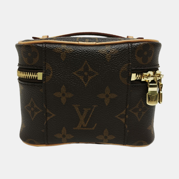 NICE Super Mini Monogram Coated Canvas Brown