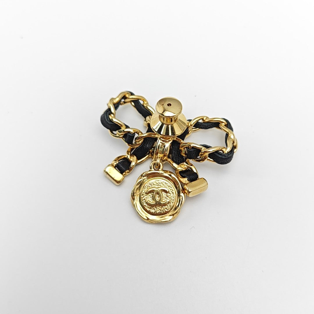 Metal Gold Brooch