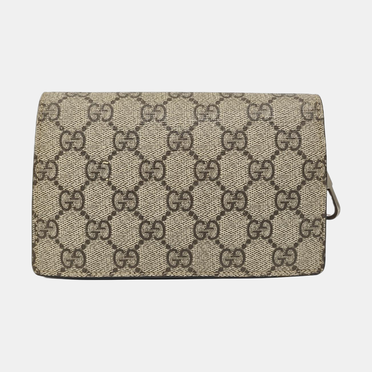 Dionysus Super Mini Monogram Coated Canvas Beige
