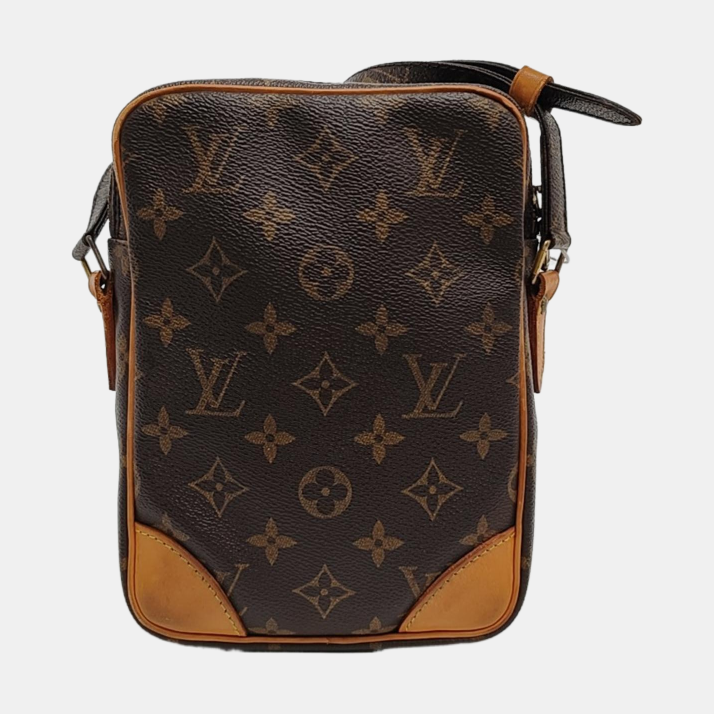 DANUBE Monogram Coated Canvas Brown