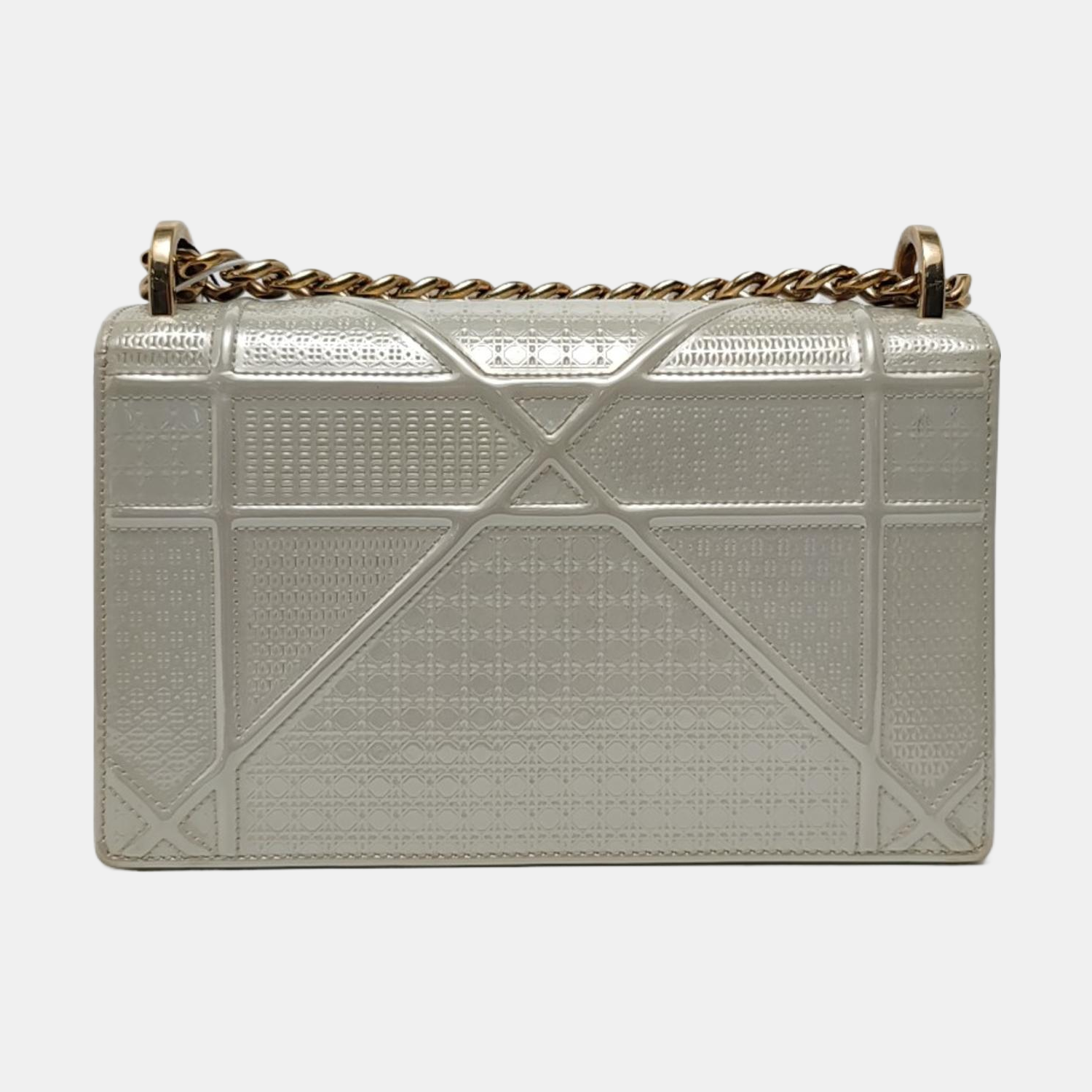 Diorama Small Cannage Calfskin Beige