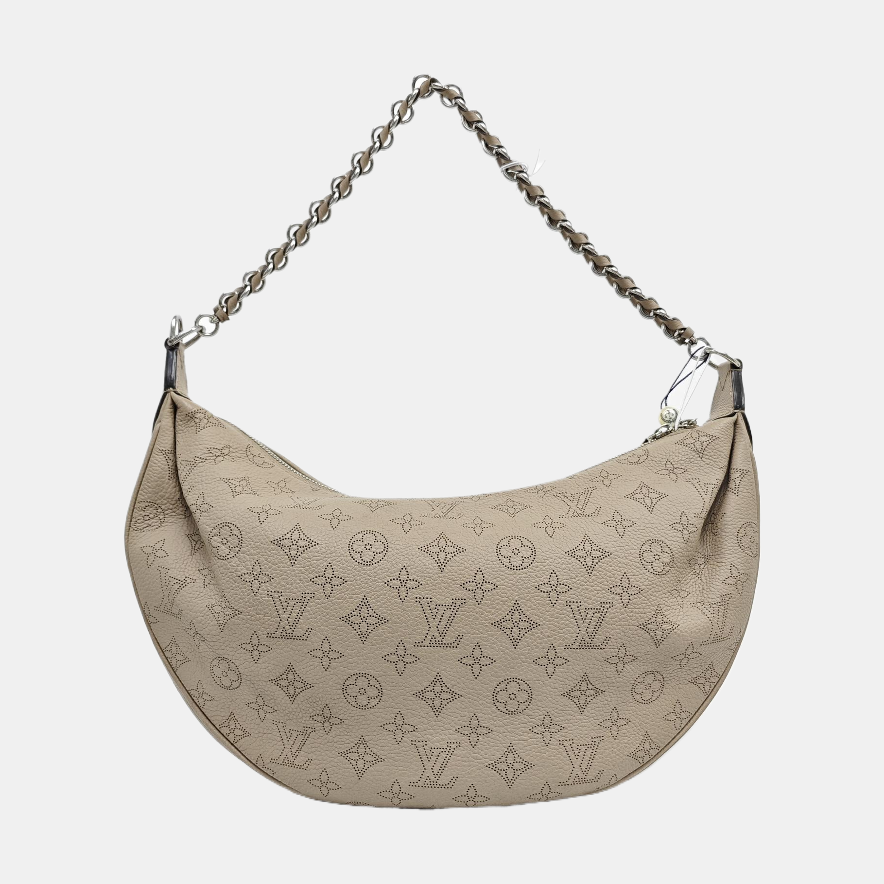 BAIA PM Monogram Calfskin Gray