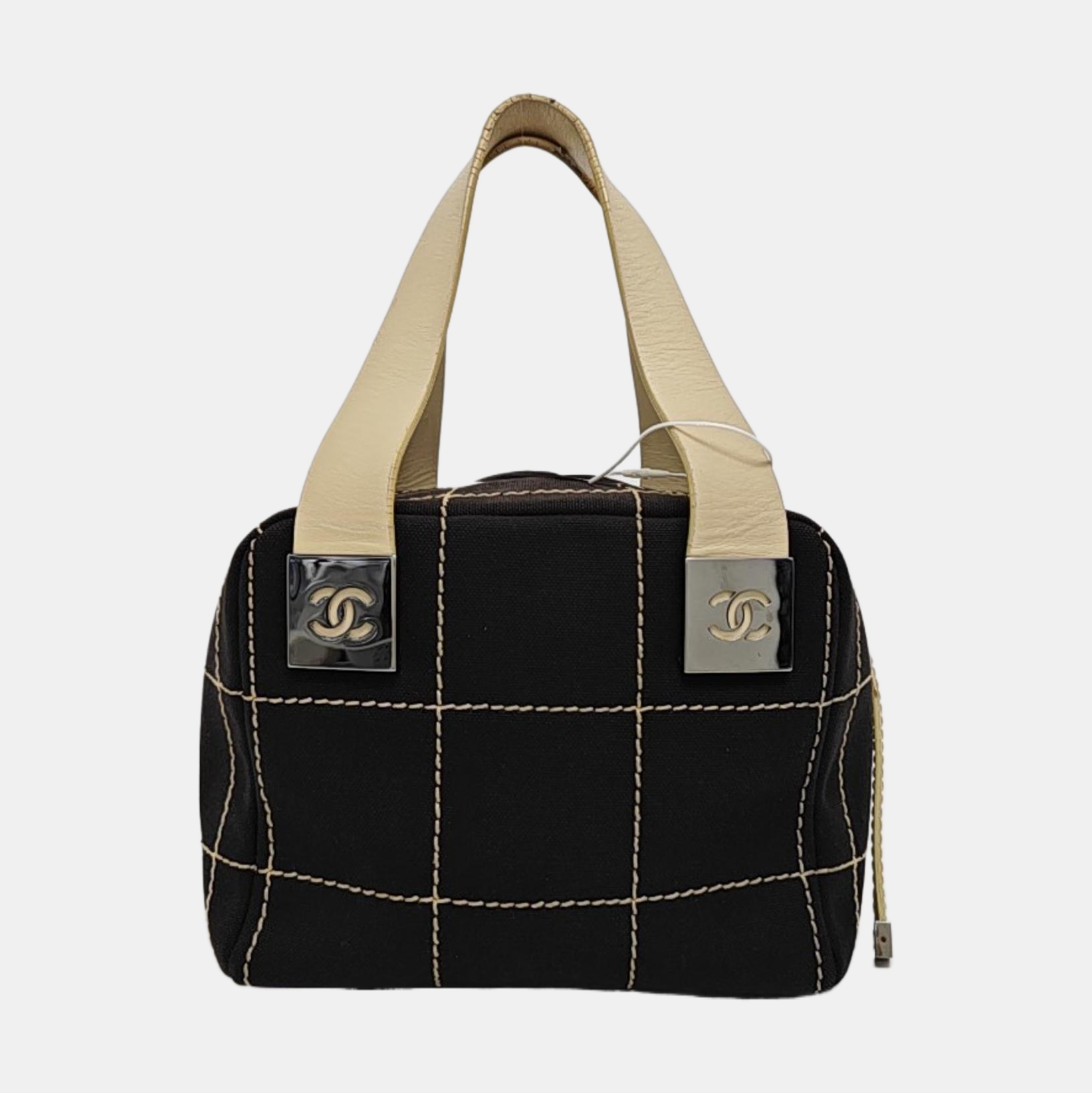 SQUARE STITCH Canvas Black