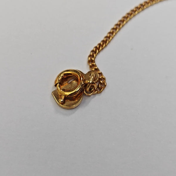 Collar bañado en oro