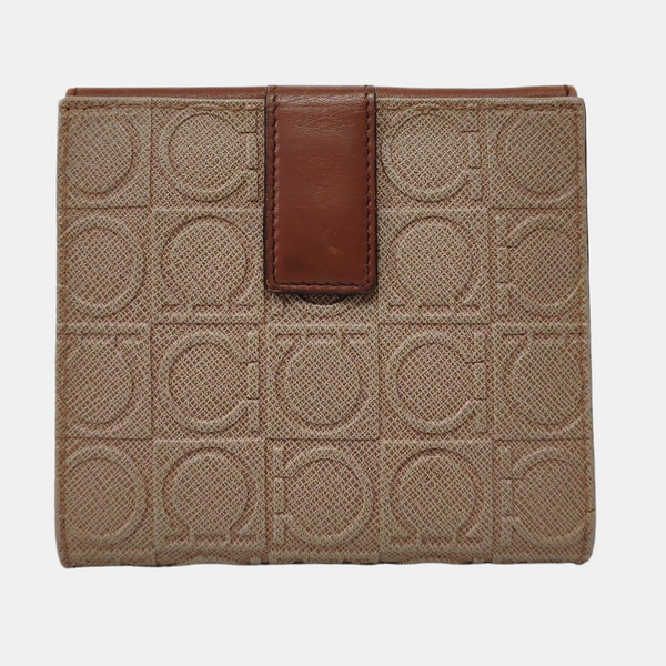 Gancio Calfskin Brown Wallet