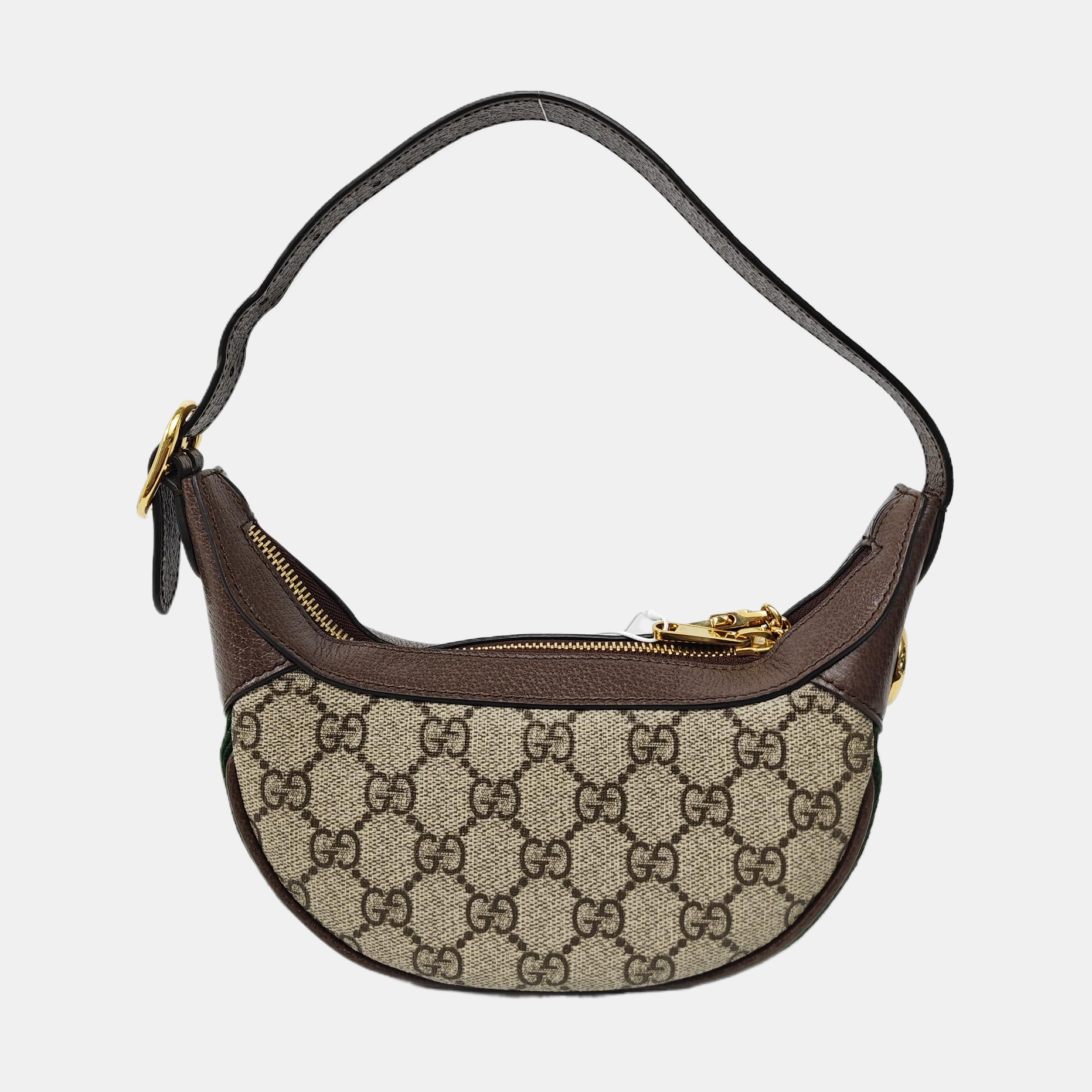Ophidia Mini Monogram Coated Canvas Beige