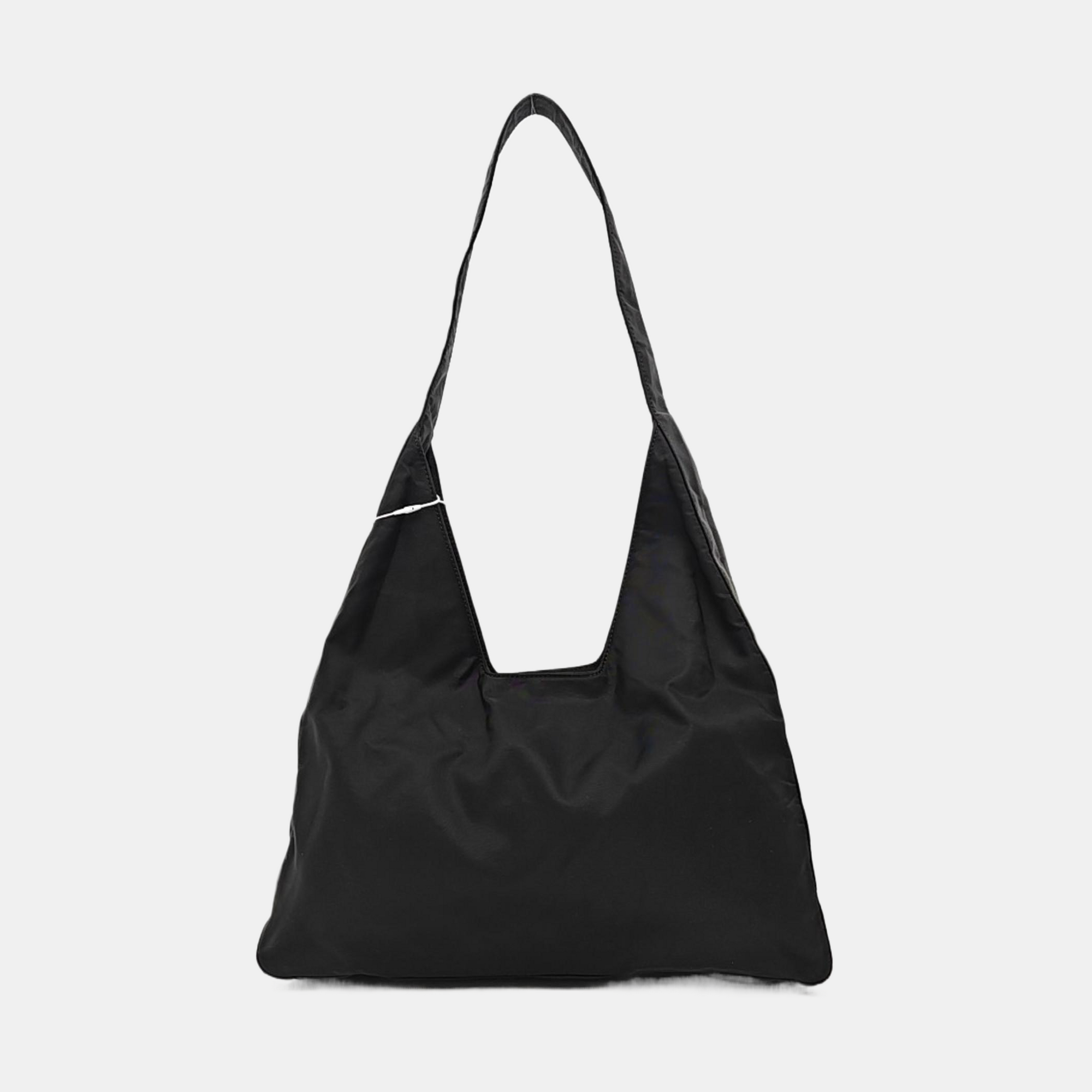 Nylon Shoulder Bag Black
