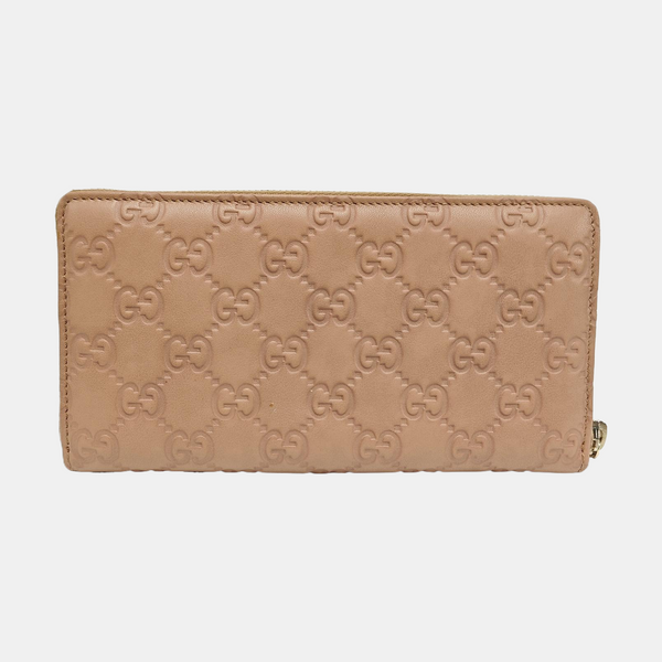 Monogram Calfskin Wallet Pink