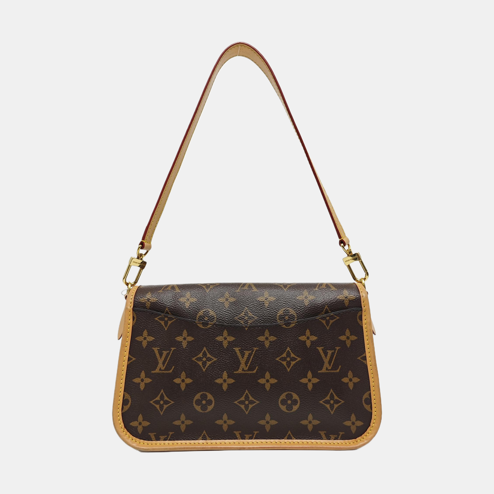 DIANE Monogram Coated Canvas Brown