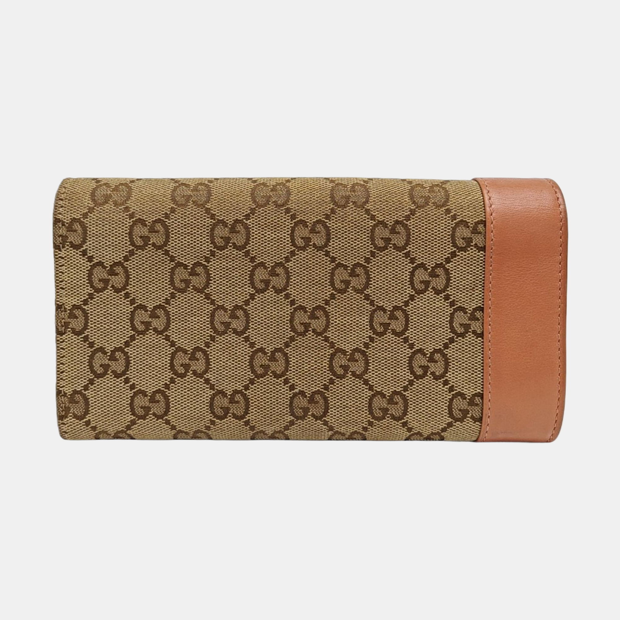 Monogram Canvas Wallet Brown