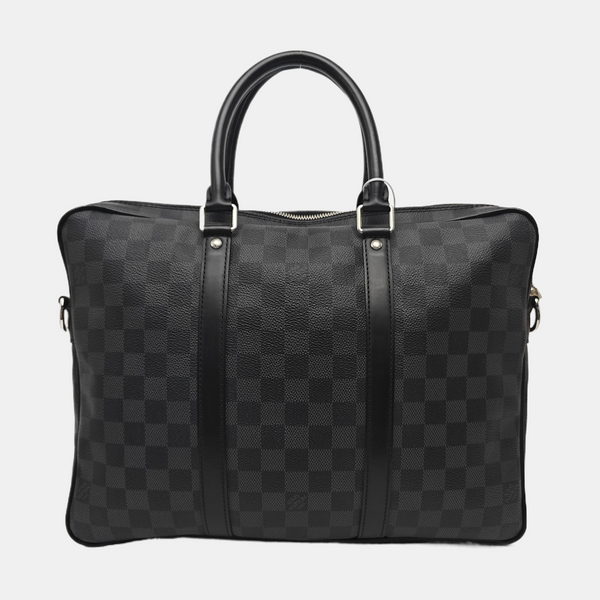 PORTE-DOCUMENTS PM Damier Graphite Coated Canvas Gray