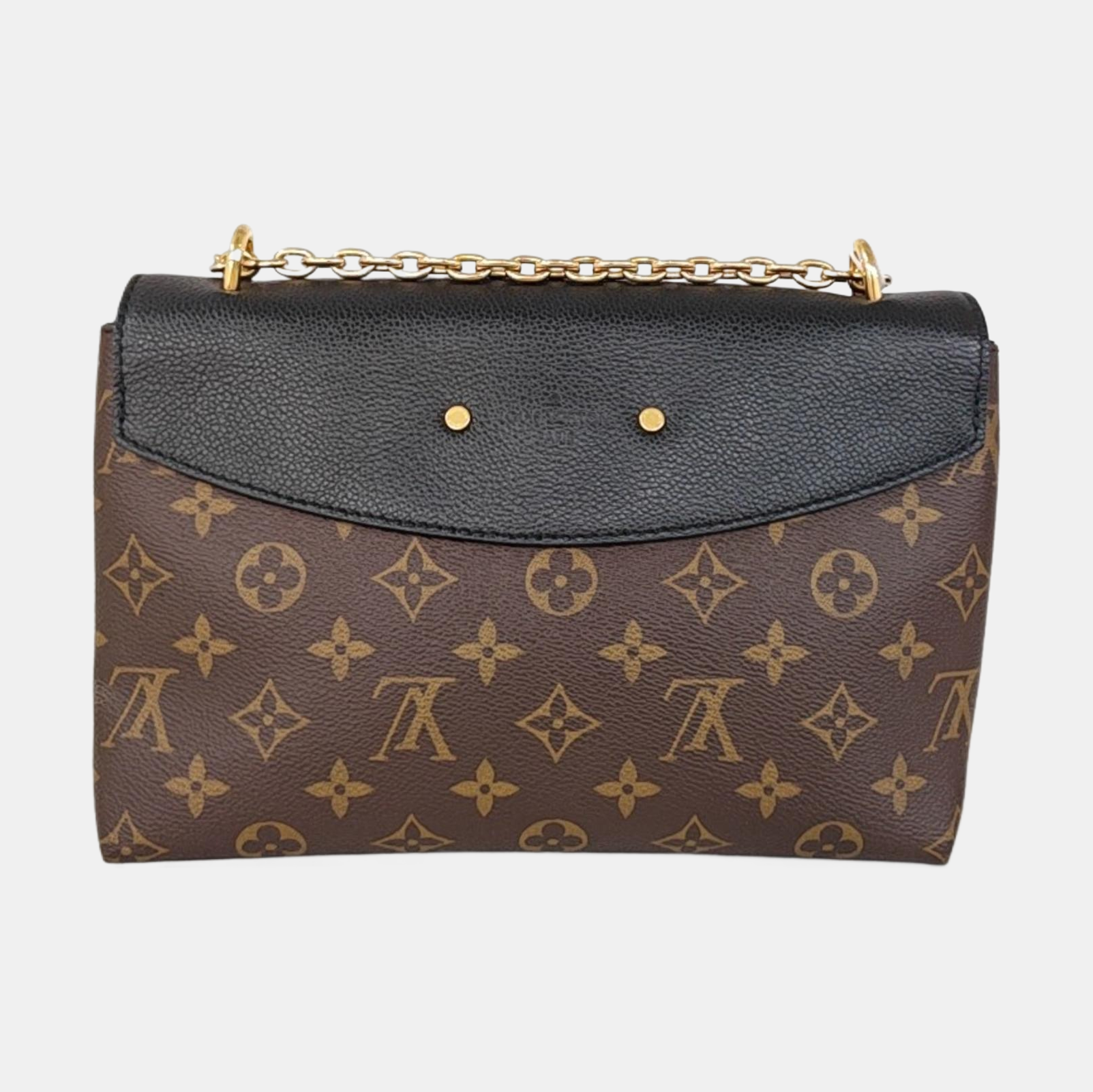 SAINT PLACIDE Monogram Coated Canvas Black