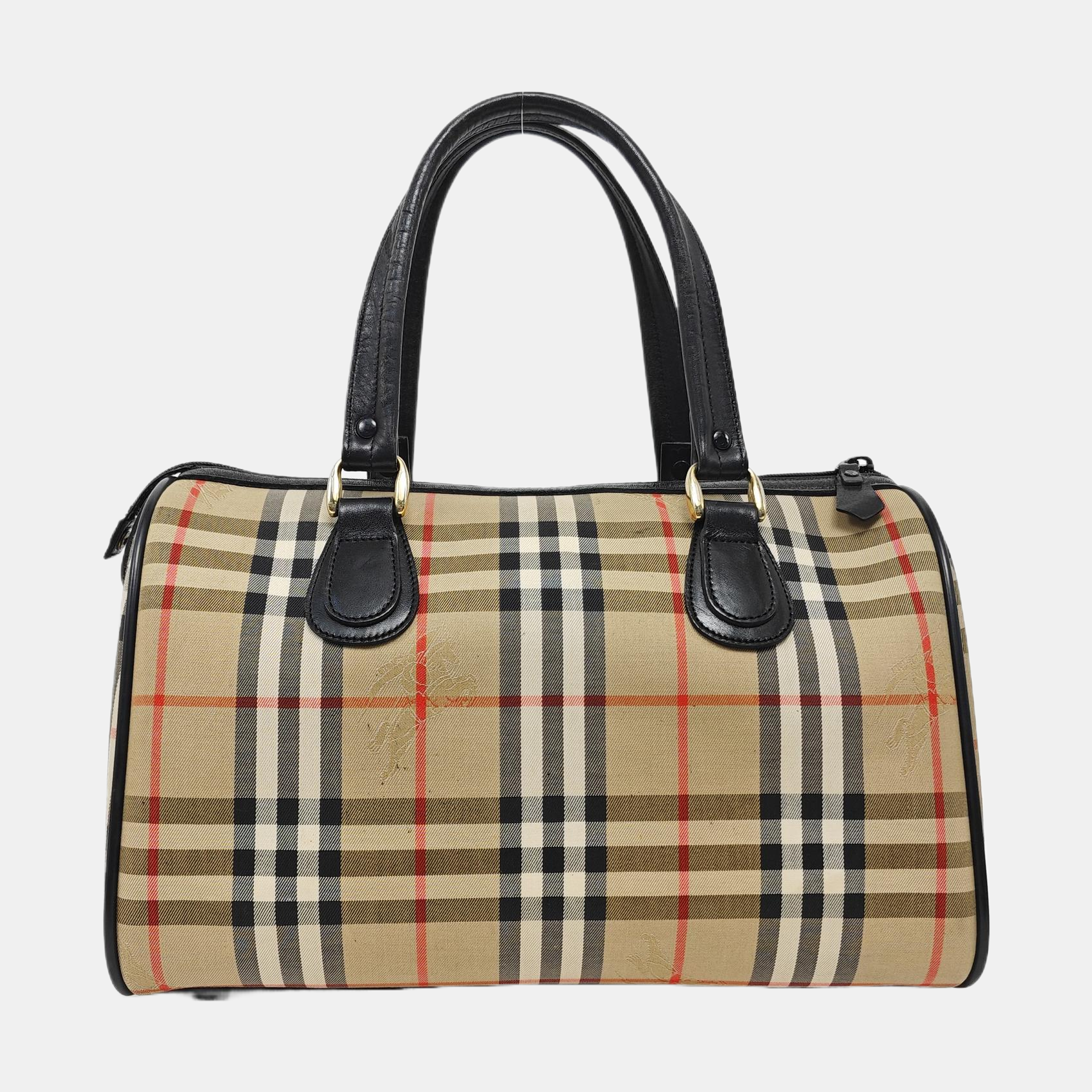 Canvas Top Handle Bag Beige