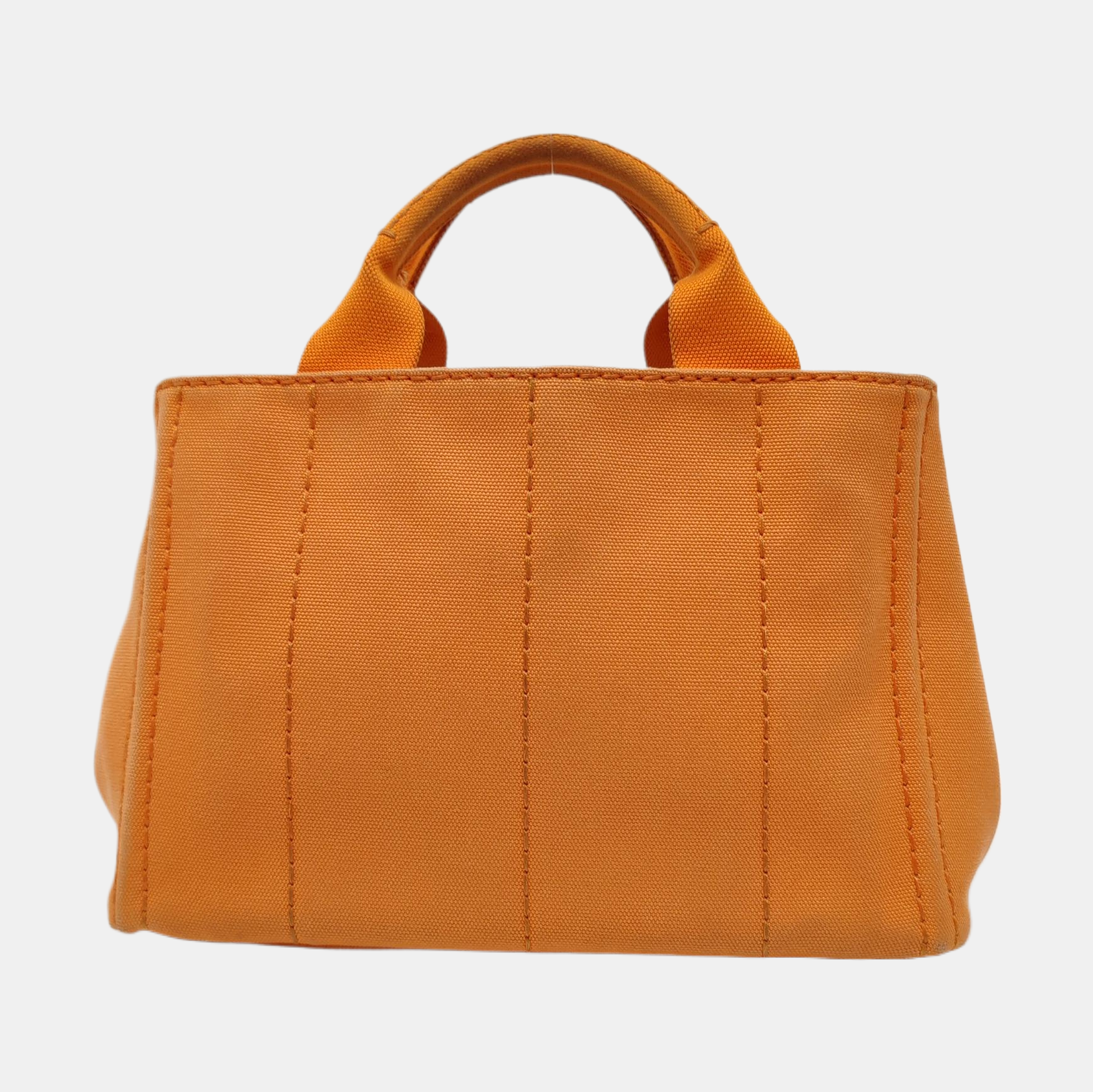 Denim Quilted Canvas Orange