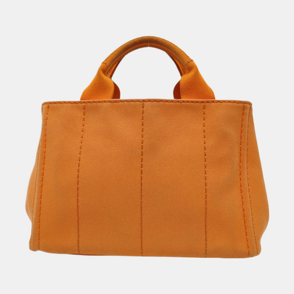 Denim Quilted Canvas Orange
