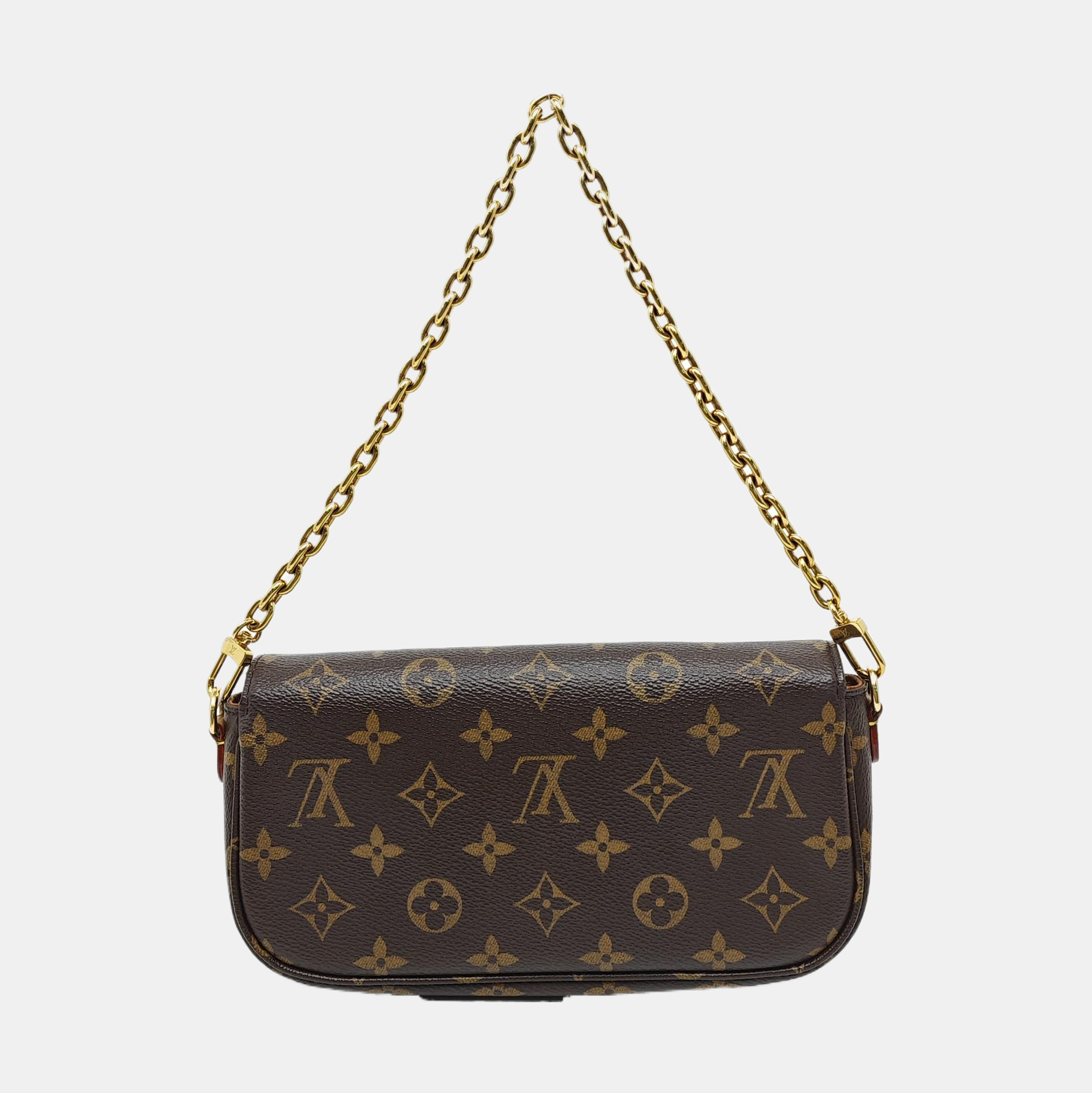 IVY Monogram Coated Canvas Brown