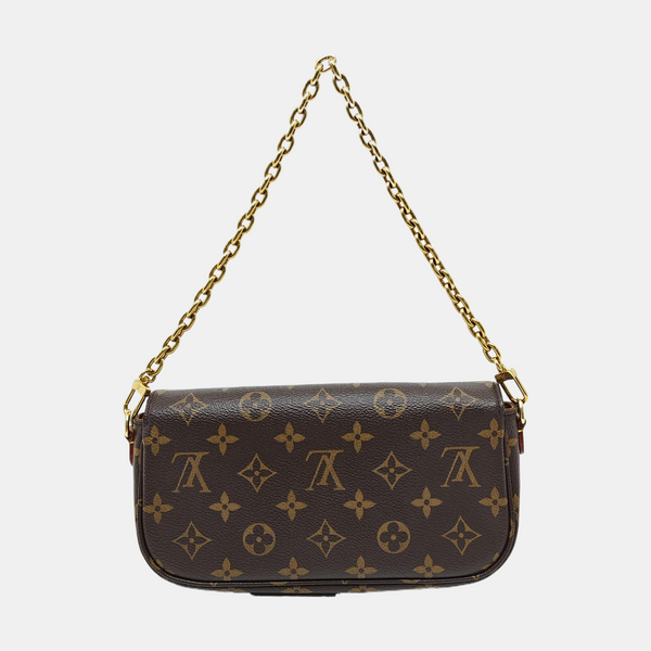 IVY Monogram Coated Canvas Brown