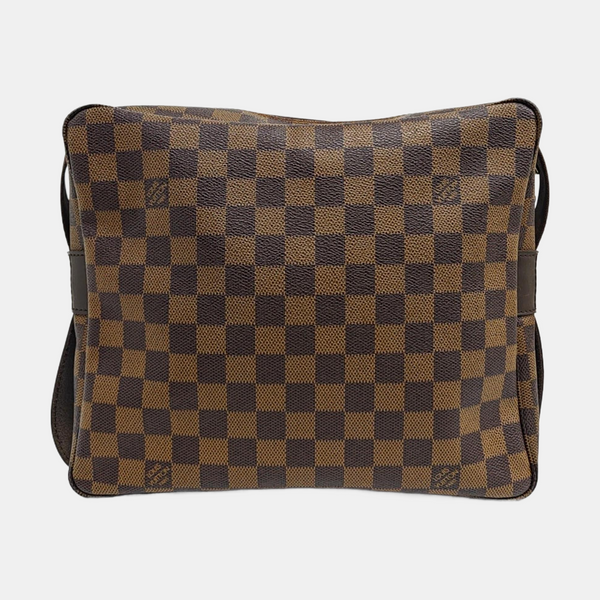 NAVIGLIO MM Damier Ebene Coated Canvas Brown