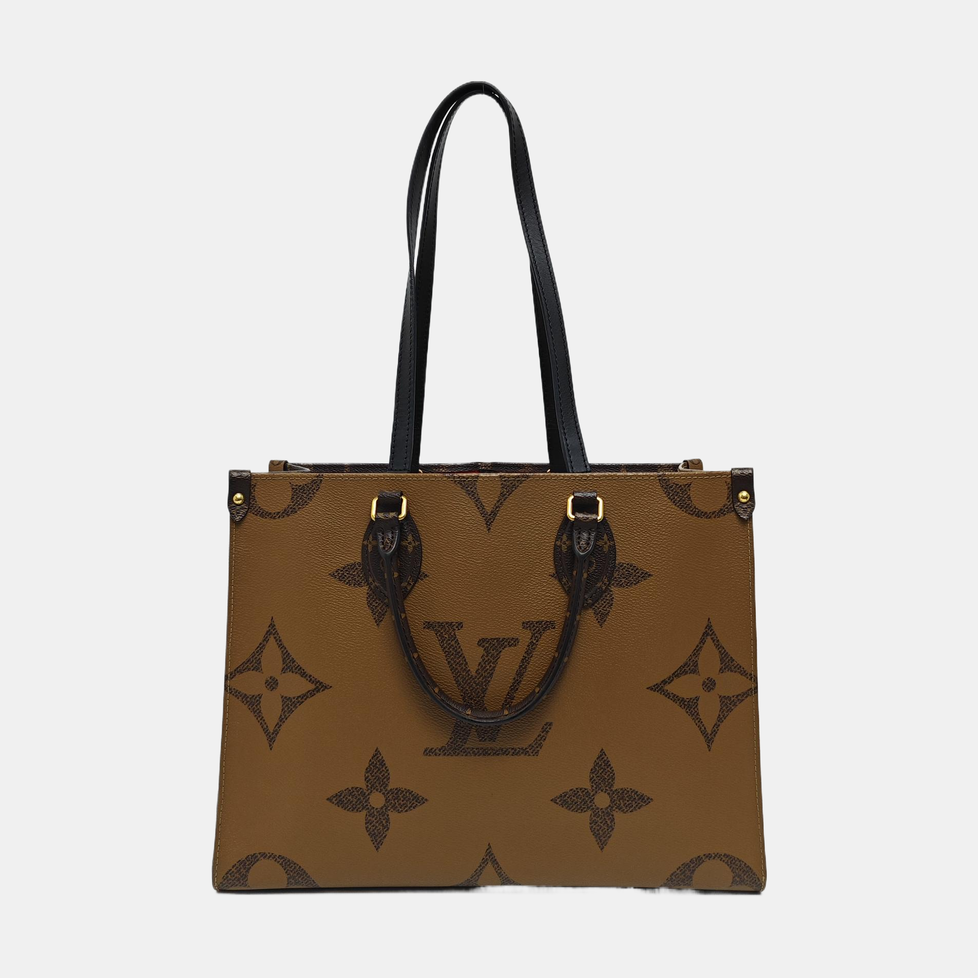 ONTHEGO MM Lona Monogram Revestida Marrón