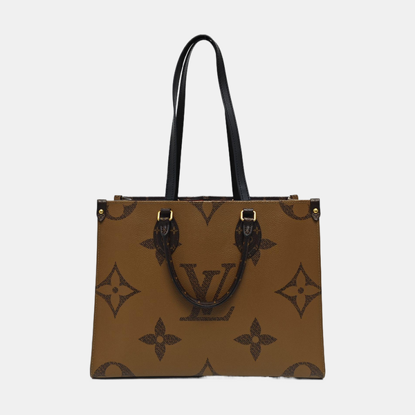ONTHEGO MM Lona Monogram Revestida Marrón