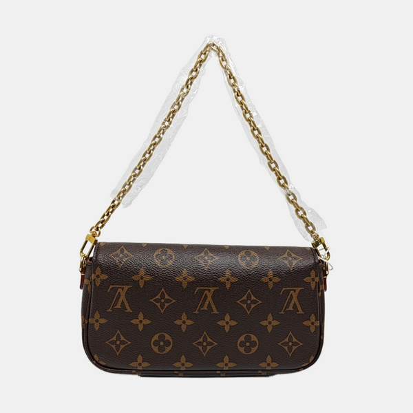 IVY Monogram Coated Canvas Brown