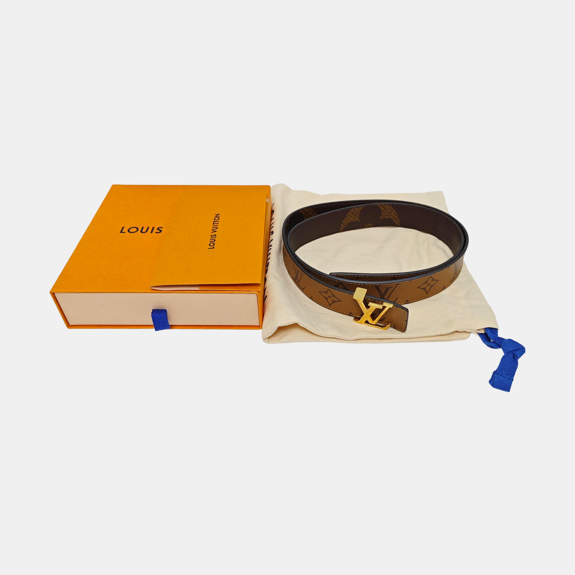 Coated Canvas Belt Brown