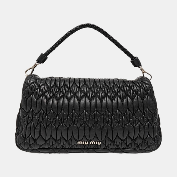 Crystal Quilted Lambskin Black