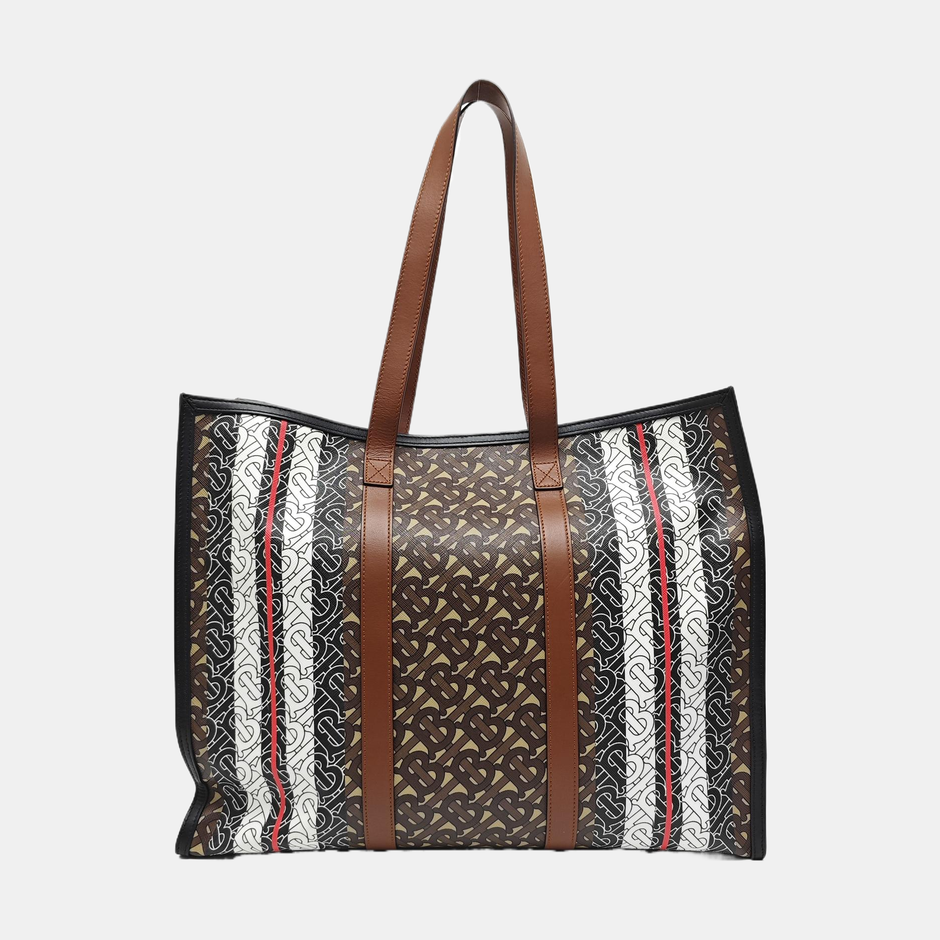 MONOGRAM Large Coated Canvas Brown