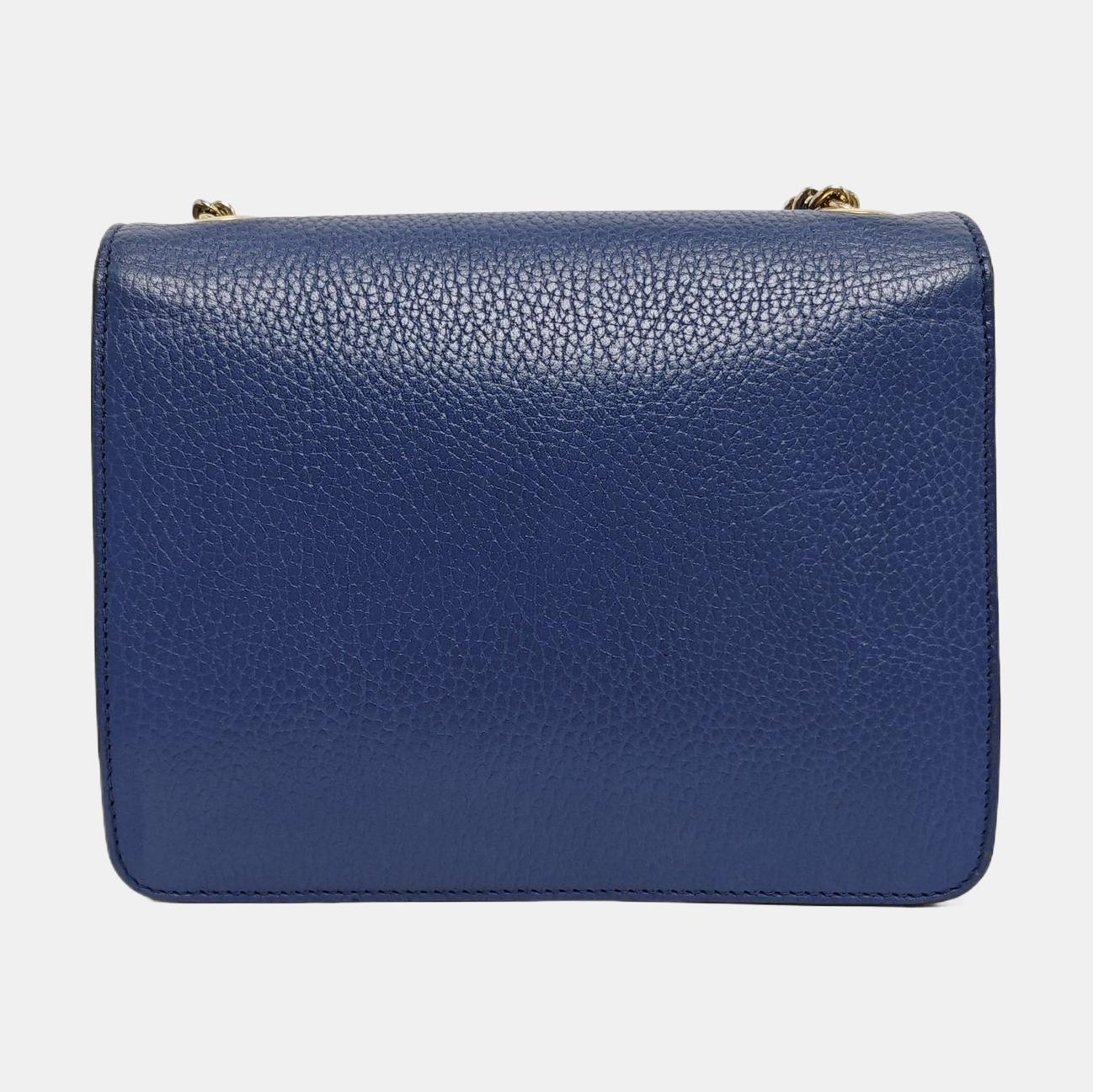 Interlocking G Small Calfskin Blue