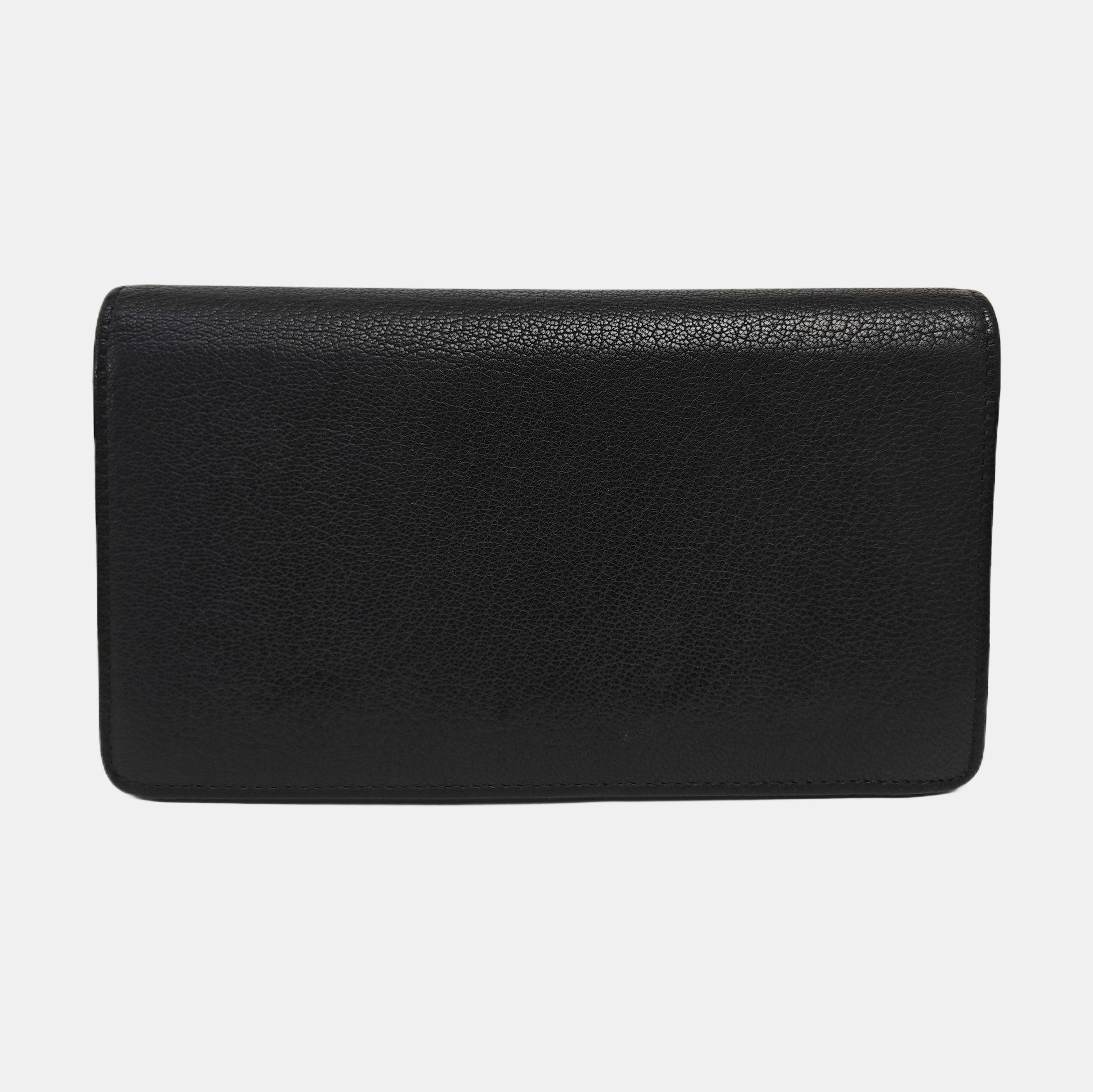 Lambskin Wallet Black