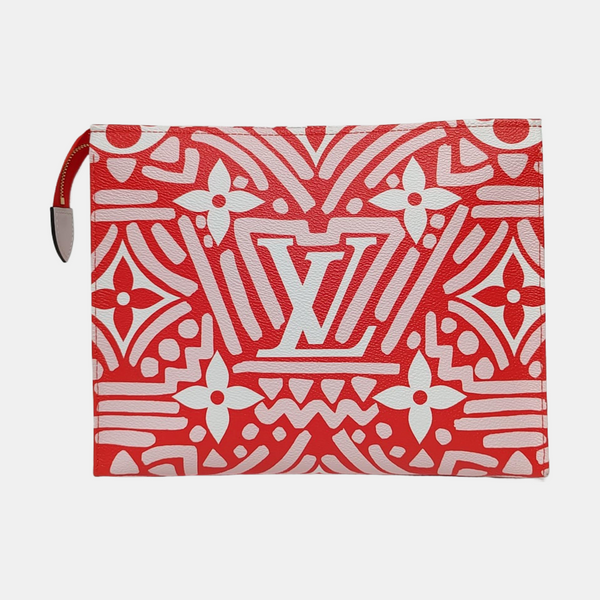 TOILET POCKET 26 Coated Canvas Red