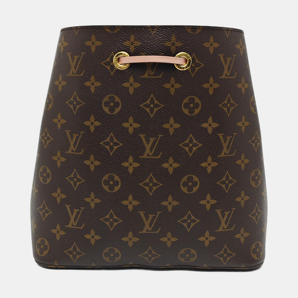 NÉONOÉ MM Monogram Coated Canvas Brown